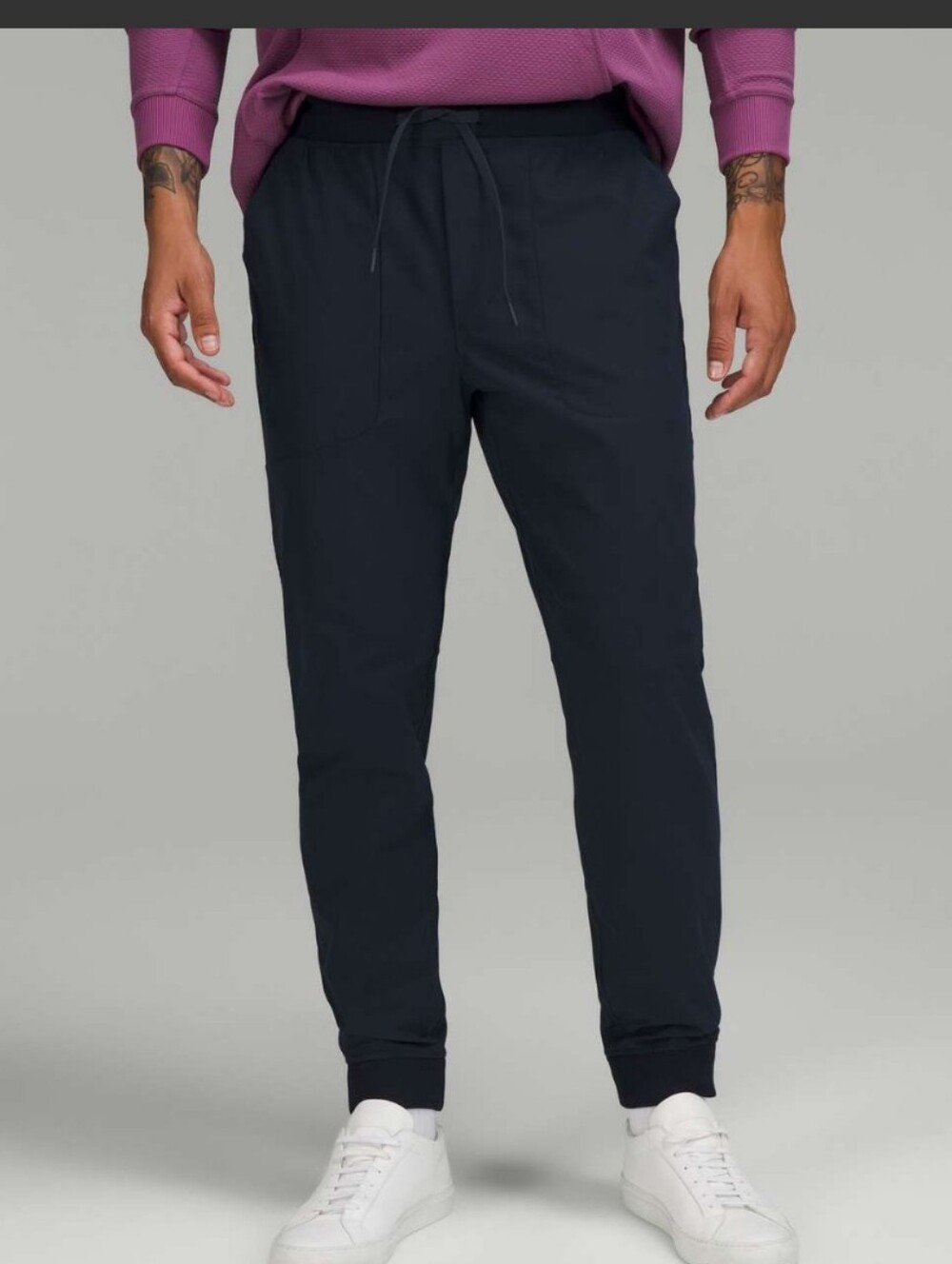 Lululemon ABC Jogger Shorter Length *Warpstreme True Navy